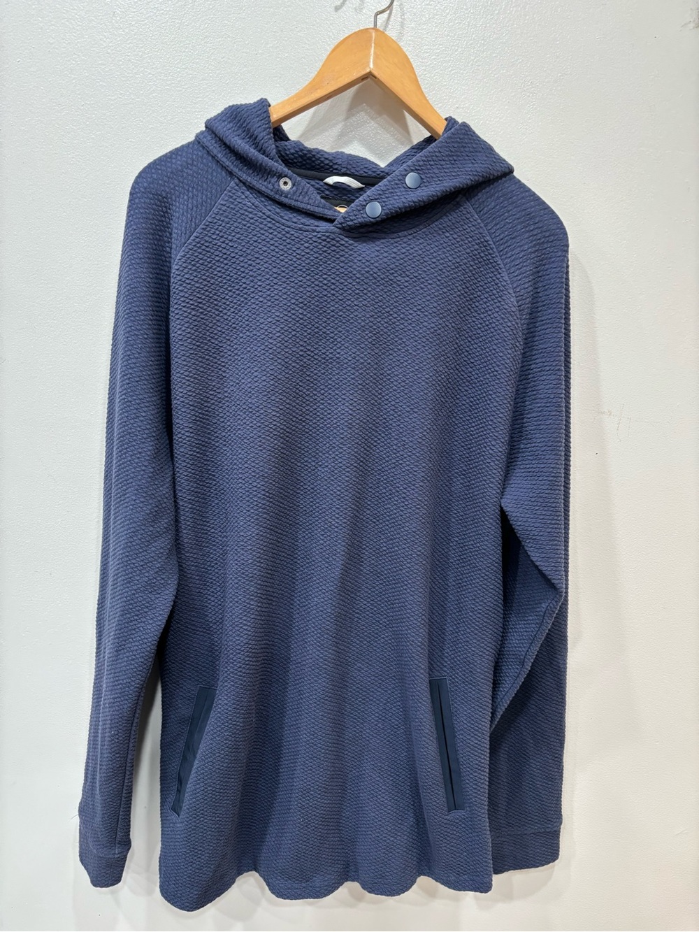 Swannies Textured Golf Pullover Hoodie Stretch Performance Shirt Men’s Size XL